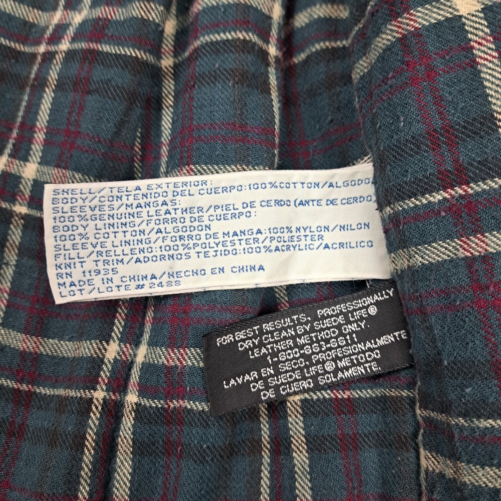 Vintage Arizona Jeans Denim Jacket Mens Medium Suede Blanket Lined Limited Heavy - Picture 6 of 15